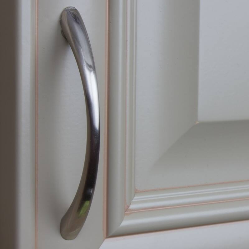 GlideRite 3.75-inch Satin Nickel Loop Pulls (Case of 10)