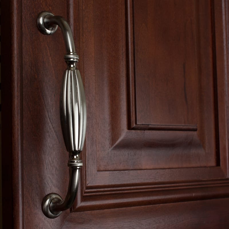 GlideRite 5-inch Satin Nickel Fluted Cabinet Pull (Case of 10)