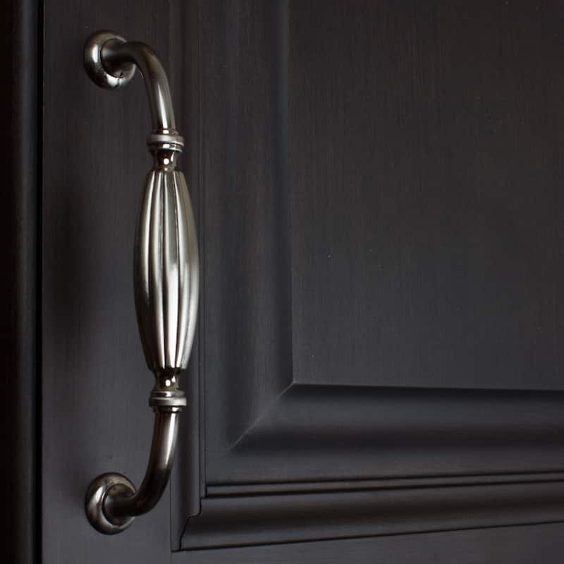 GlideRite 5-inch Satin Nickel Fluted Cabinet Pull (Case of 10)