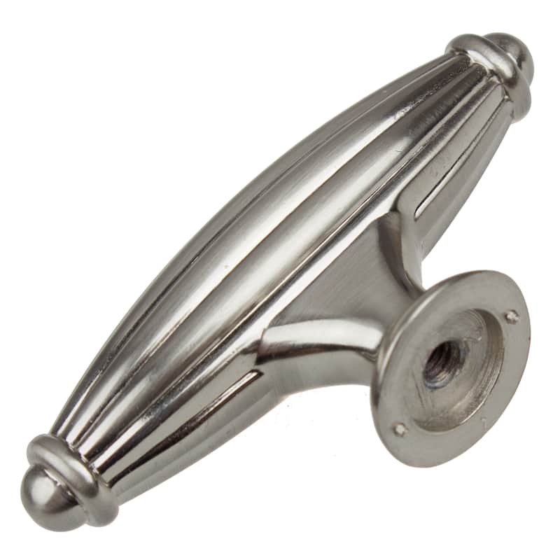 GlideRite 2.5-inch Satin Nickel Fluted Cabinet Knob (Case of 10)
