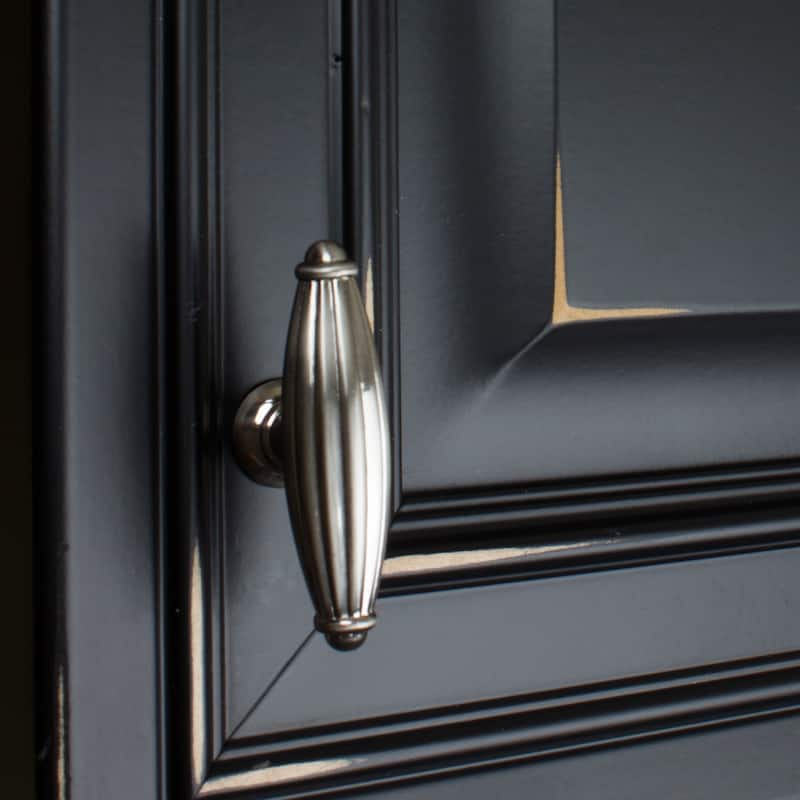 GlideRite 2.5-inch Satin Nickel Fluted Cabinet Knob (Case of 10)