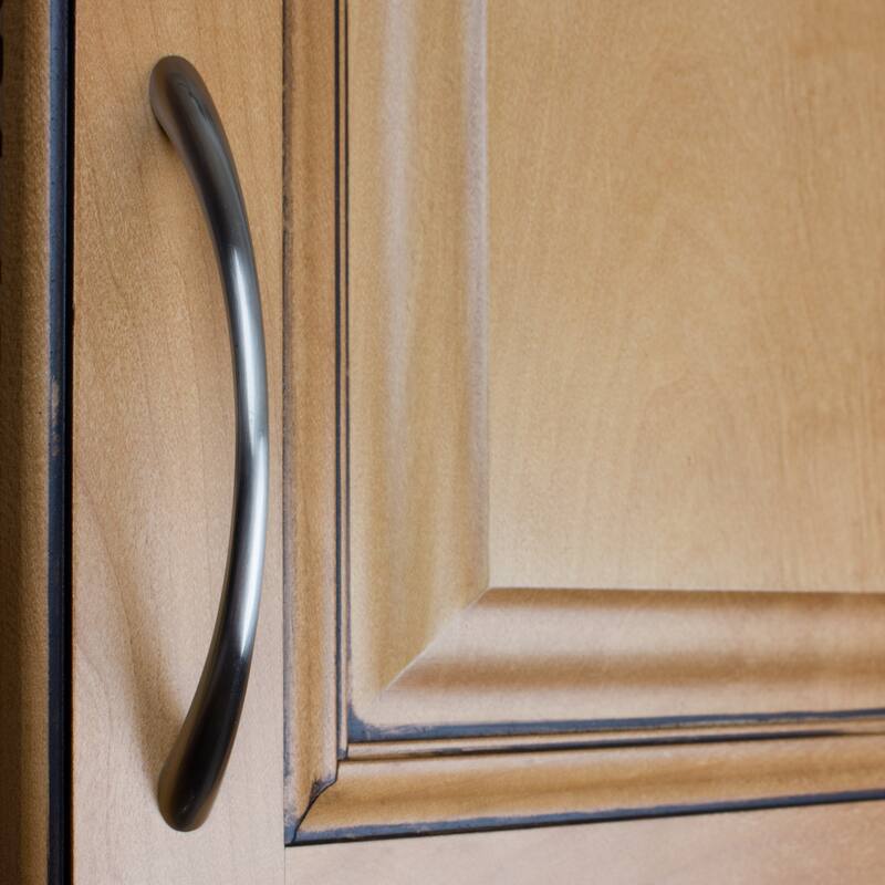 GlideRite 5-inch Satin Nickel Cabinet Loop Pulls (Case of 10)