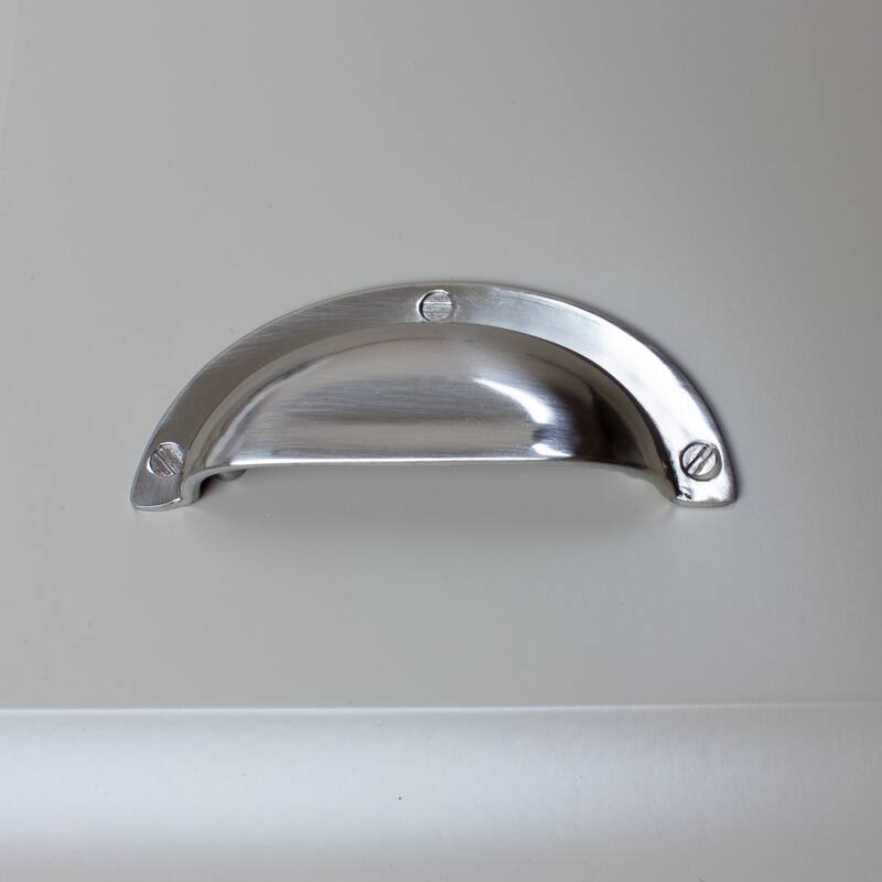 GlideRite 2.5 inch Satin Nickel Cabinet Bin Pulls (Pack of 10) - satin nickel
