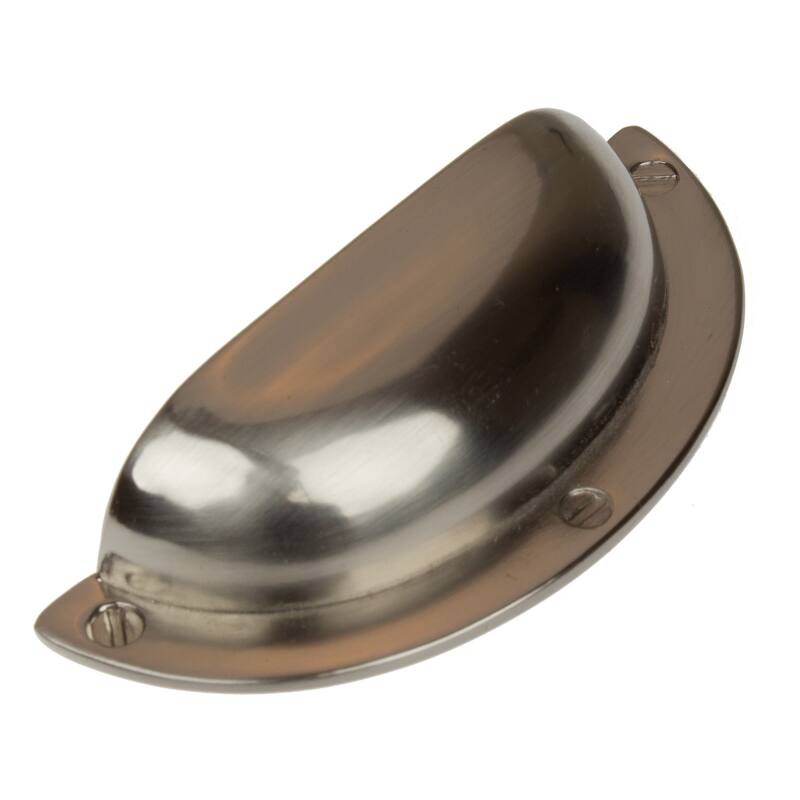 GlideRite 2.5 inch Satin Nickel Cabinet Bin Pulls (Pack of 10) - satin nickel