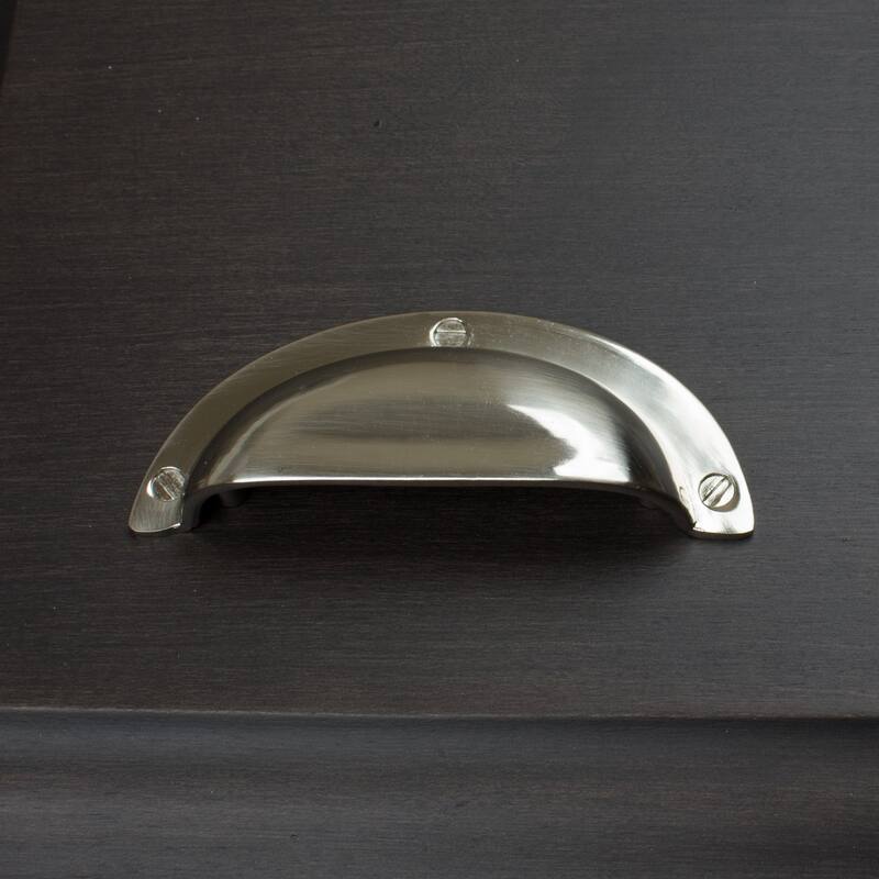 GlideRite 2.5 inch Satin Nickel Cabinet Bin Pulls (Pack of 10) - satin nickel
