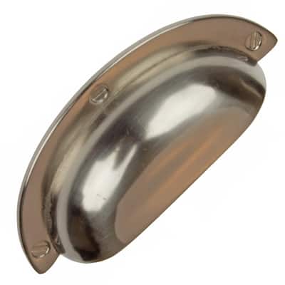 GlideRite 2.5 inch Satin Nickel Cabinet Bin Pulls (Pack of 10) - satin nickel