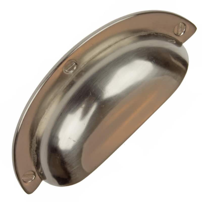 GlideRite 2.5 inch Satin Nickel Cabinet Bin Pulls (Pack of 10) - satin nickel