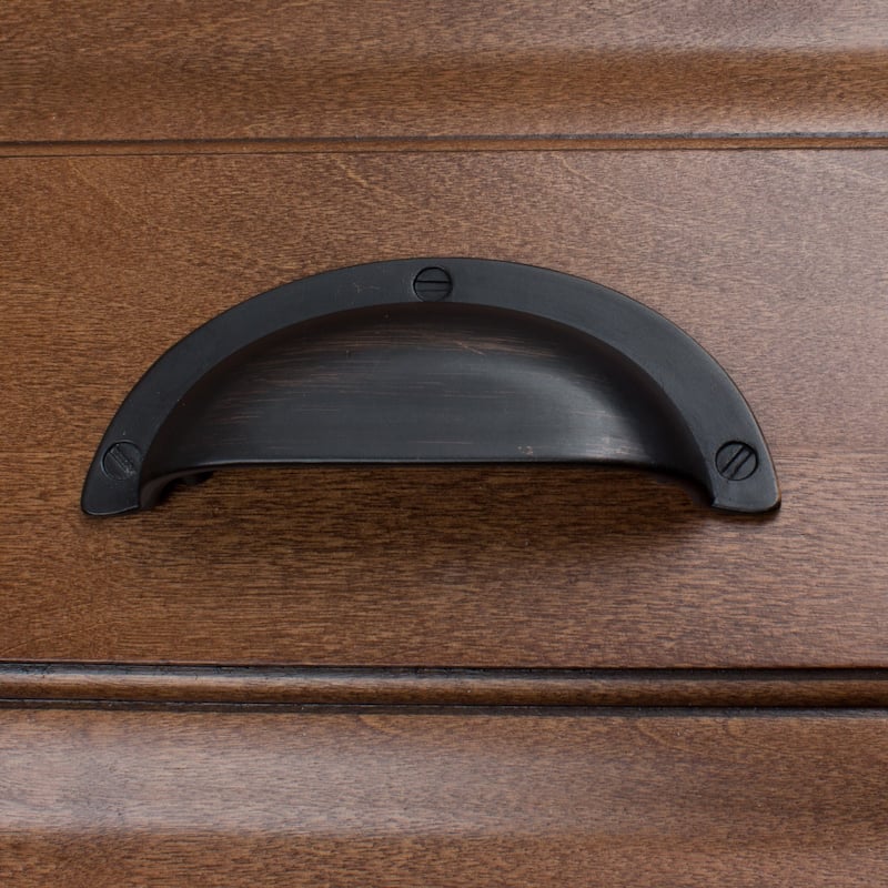 GlideRite 2.5 inch Oil Rubbed Bronze Cabinet Bin Pulls (Pack of 10)