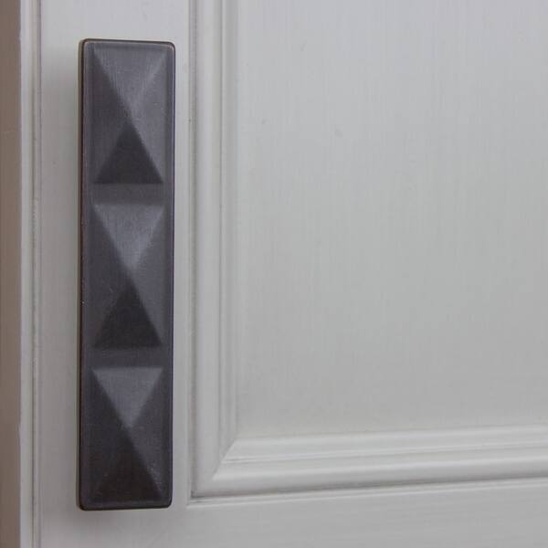 Shop Gliderite 2 5 Inch Oil Rubbed Bronze Rectangle Triple Pyramid