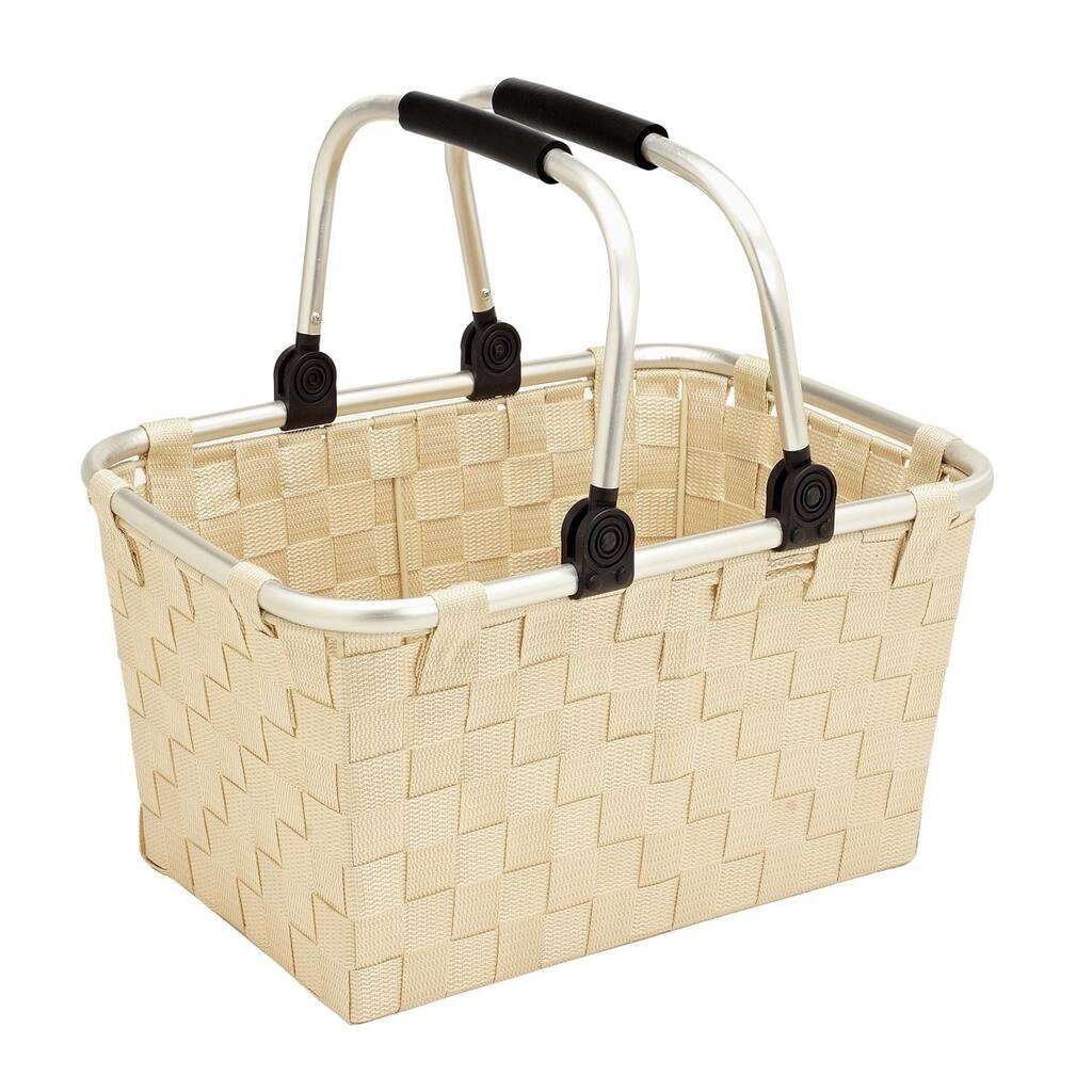 Large Tote with Aluminum Handles