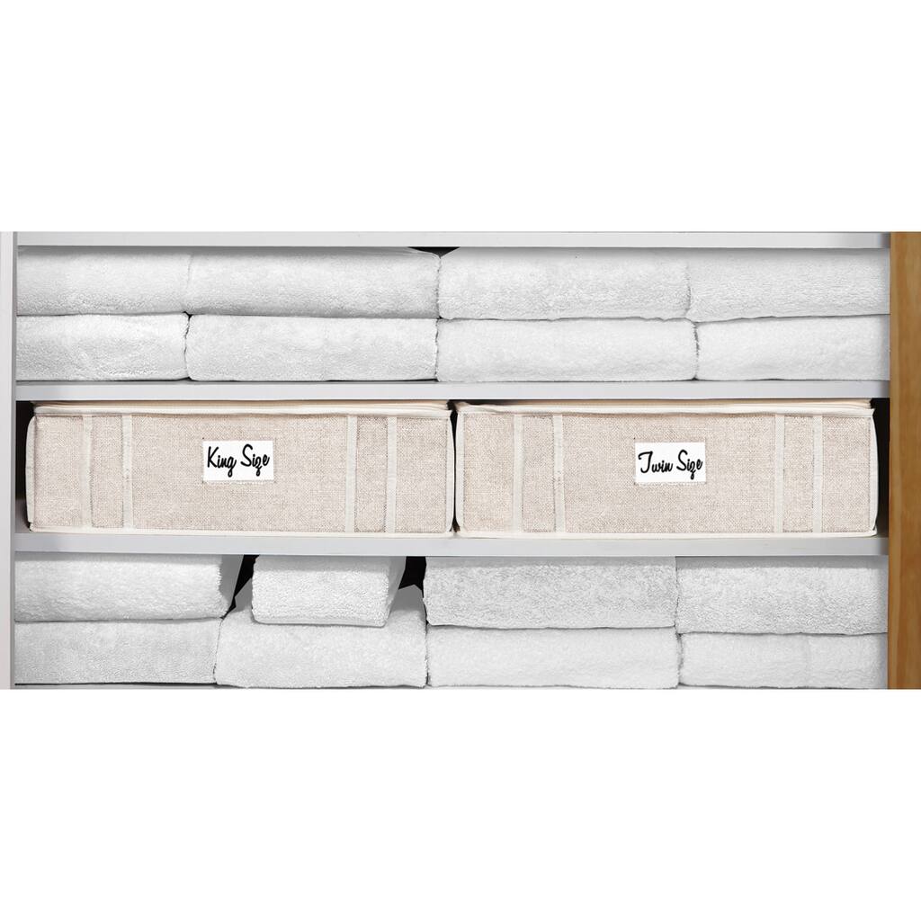 2 Piece Sheet Storage Bag Set