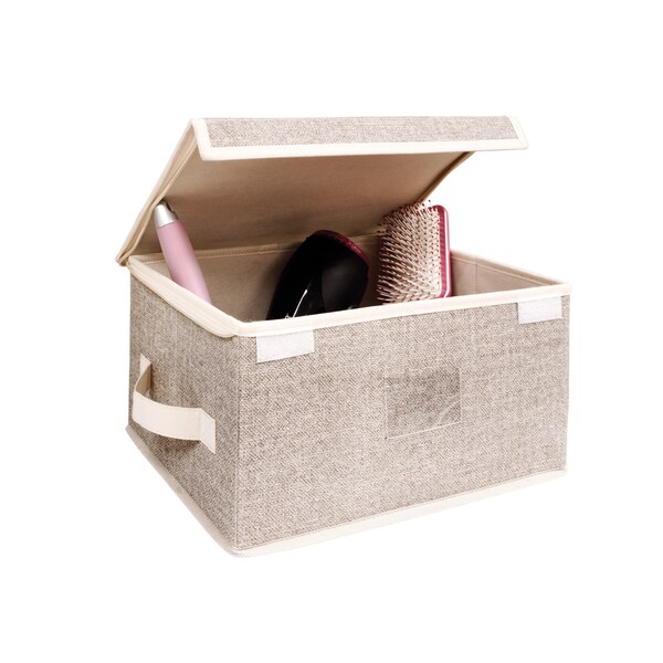 Shop Medium Zippered Storage Box Free Shipping On Orders Over 45