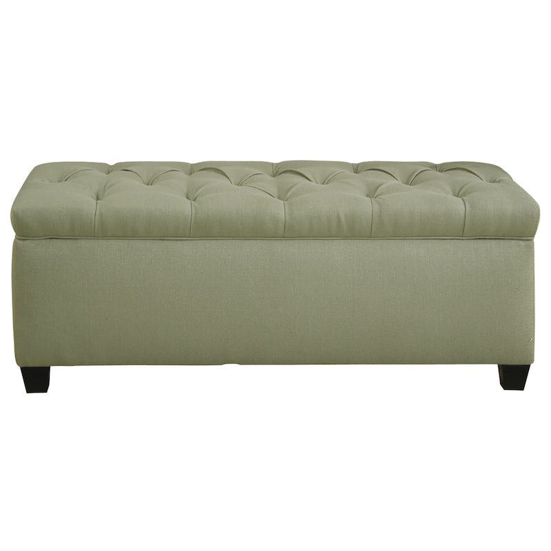 The Sole Secret Shoe Storage Bench - Candice Ivy - Green Large