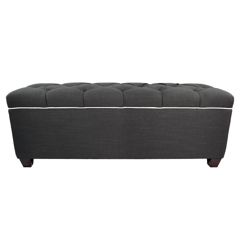 The Sole Secret Shoe Storage Bench - Loft Charcoal