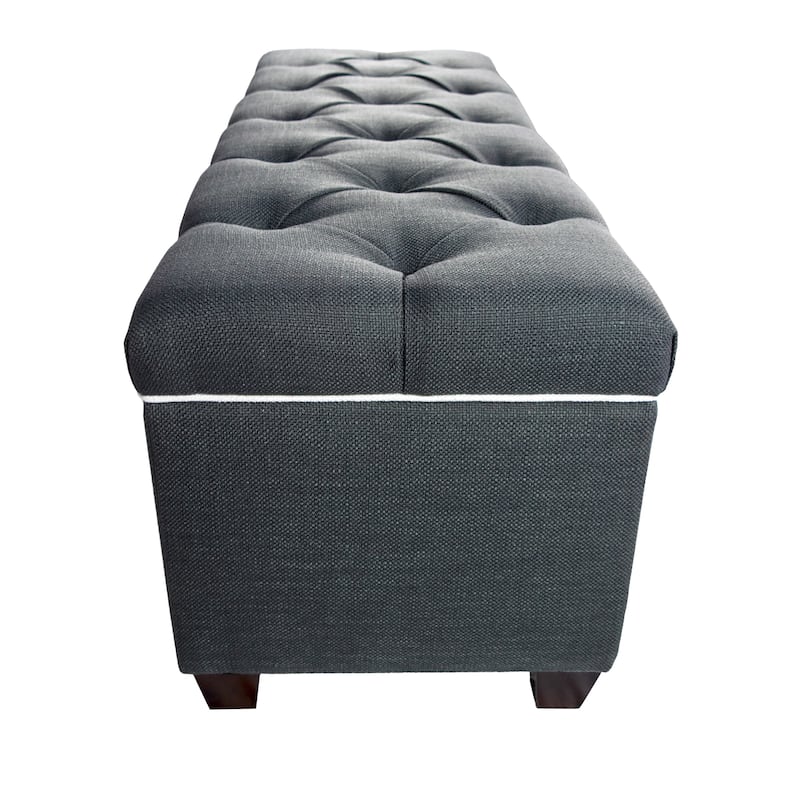 The Sole Secret Shoe Storage Bench - Loft Charcoal