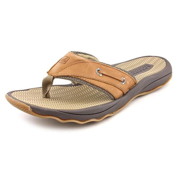 sperry leather sandals