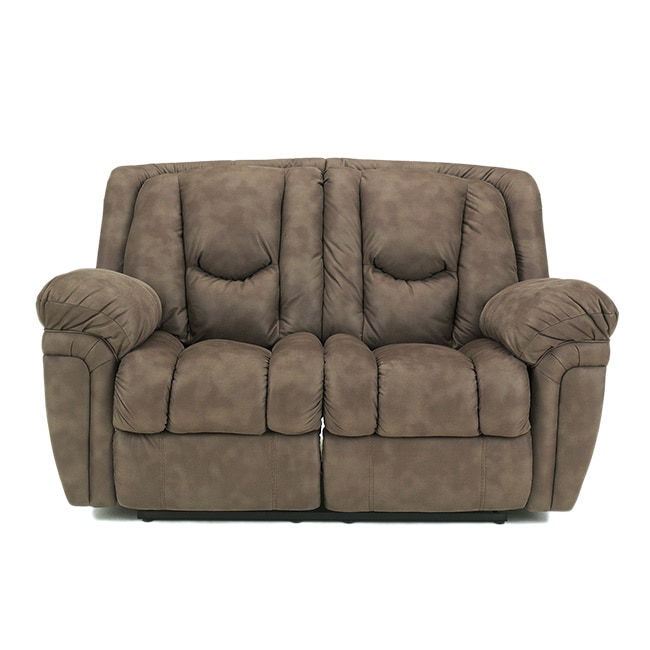 Signature Design By Ashley Blagden Tan Reclining Loveseat