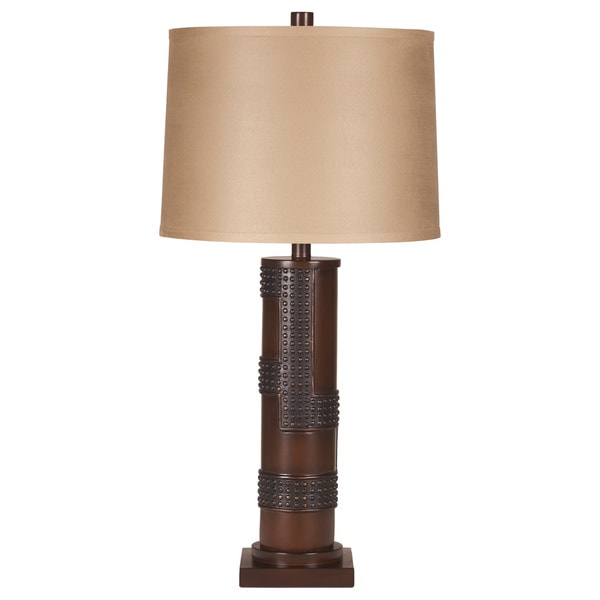 Oriel Antique Copper 30 Inch Table Lamps - Set of 2