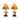Derek Brown 24 Inch Poly Table Lamps - Set of 2