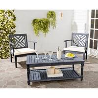 Safavieh Outdoor Living Oakley Ash Grey Acacia Wood Coffee Table - 43.3" x 23.6" x 16.5"