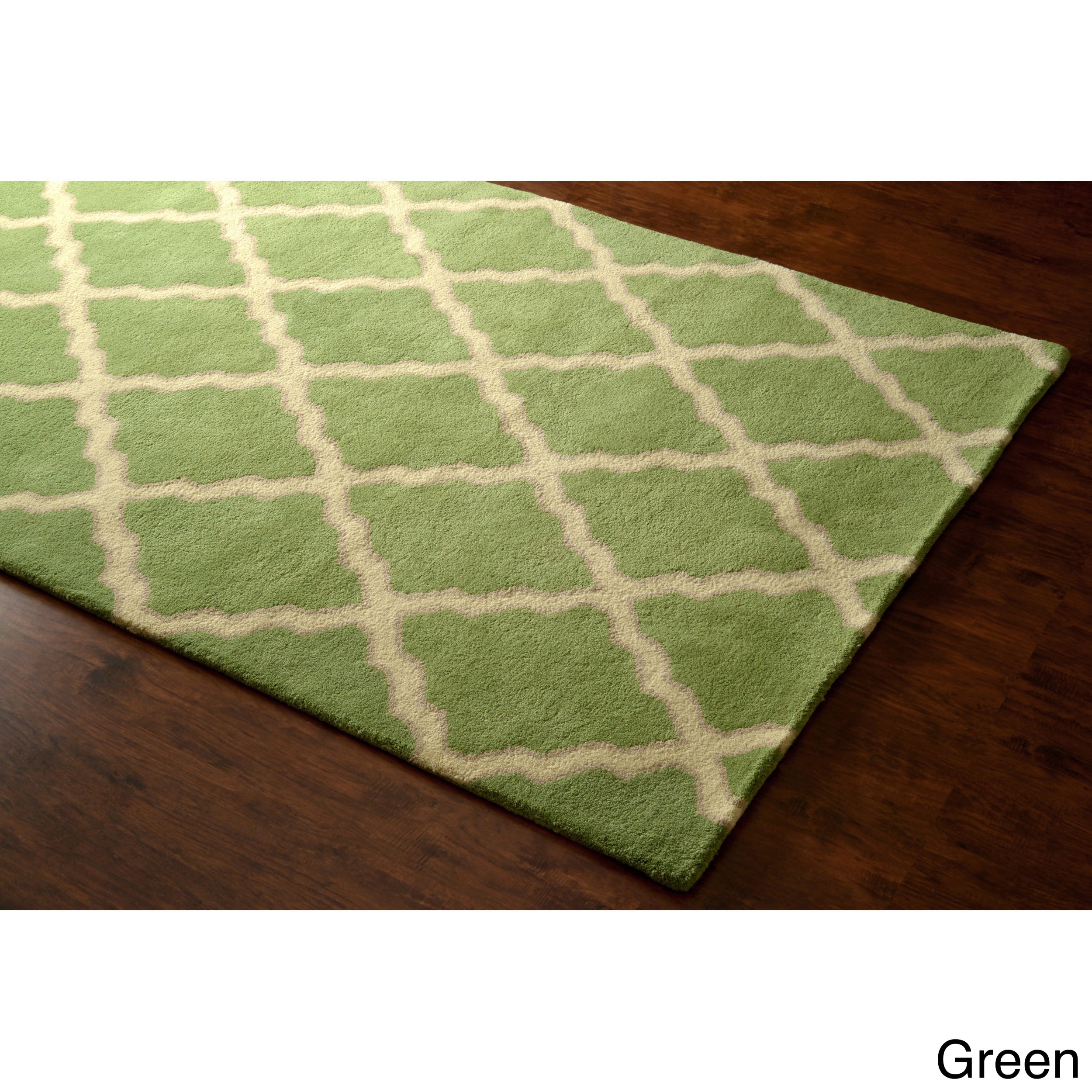 Nuloom Hand tufted Trellis Wool Rug (7 6x 9 6)