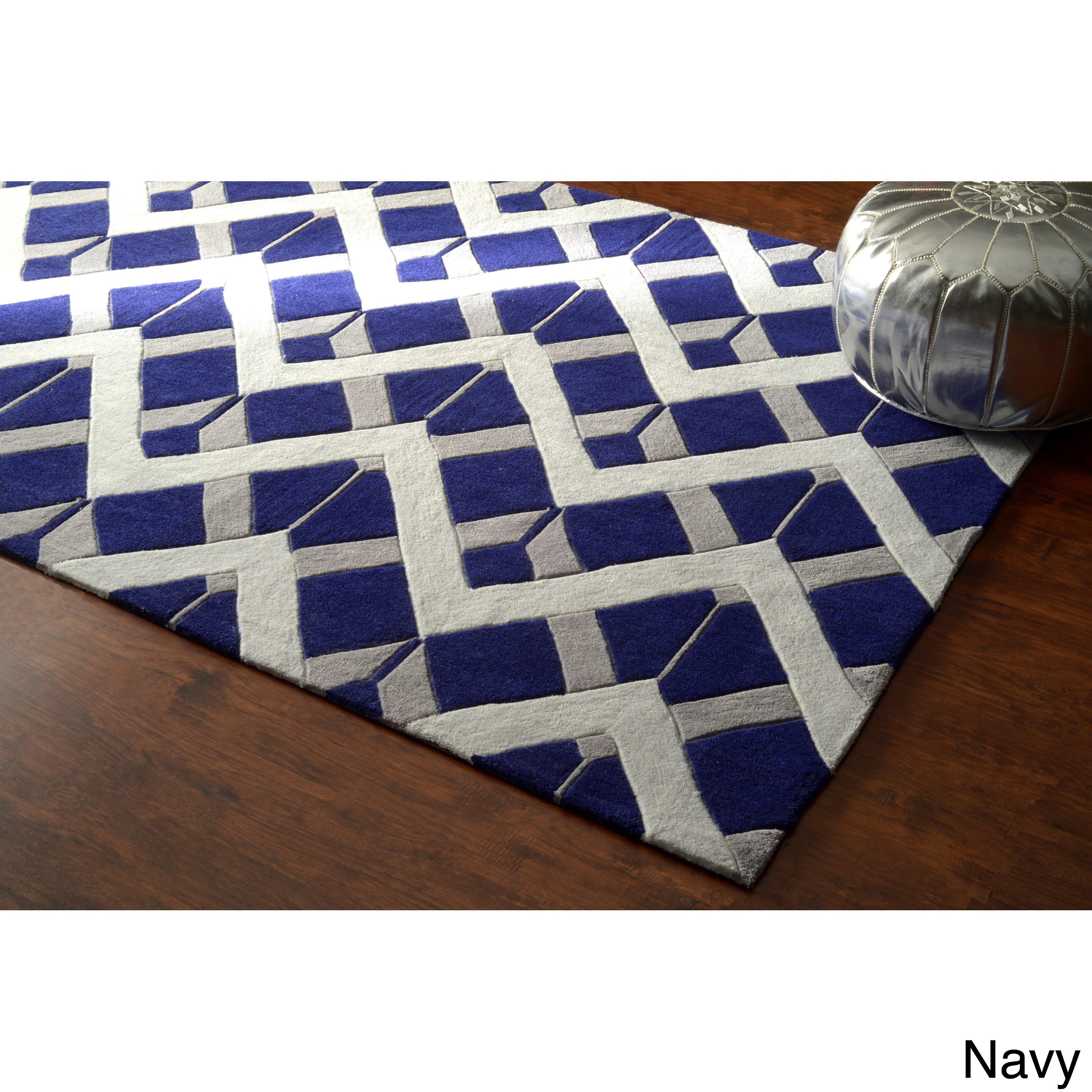 Nuloom Hand tufted Geometric Rug (8 6x 11 6)