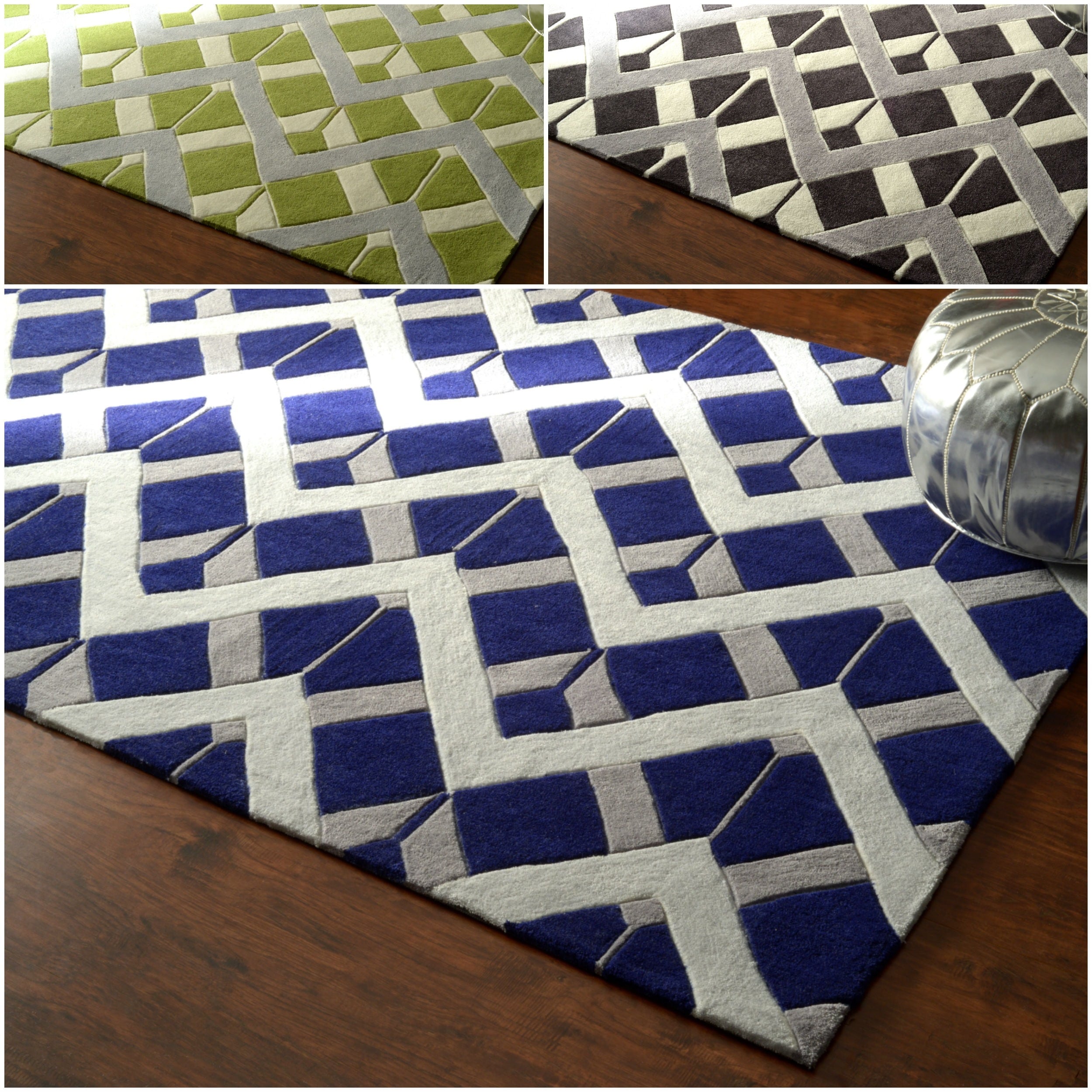 Nuloom Hand tufted Geometric Rug (5 X 8)