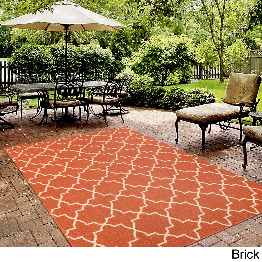 Nuloom Indoor/ Outdoor Trellis Porch Rug (8 X 10)