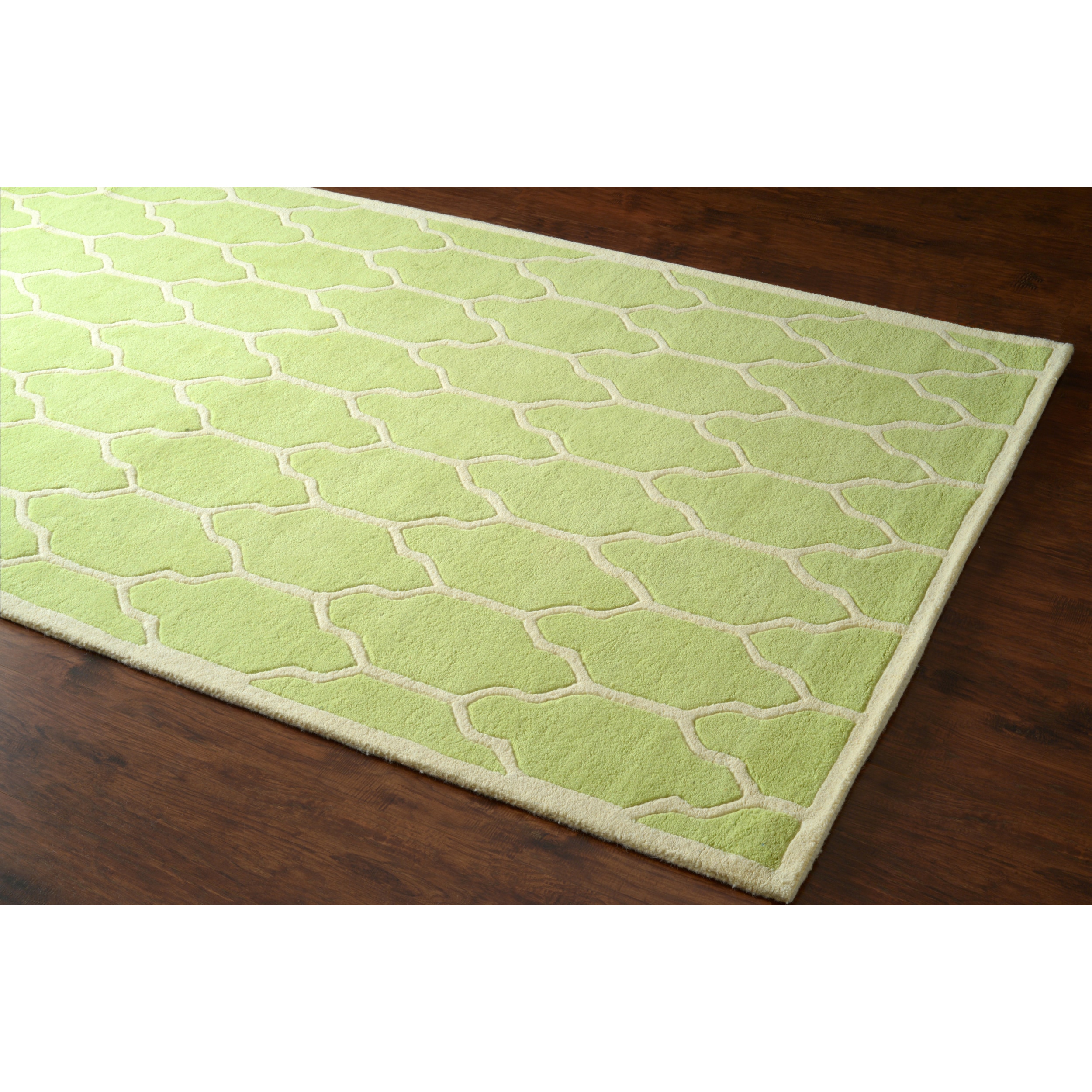 Nuloom Hand tufted Lattice Wool Rug (8 6x 11 6)