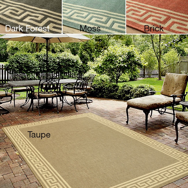 Nuloom Indoor/ Outdoor Greek Key Porch Rug (5 X 8)