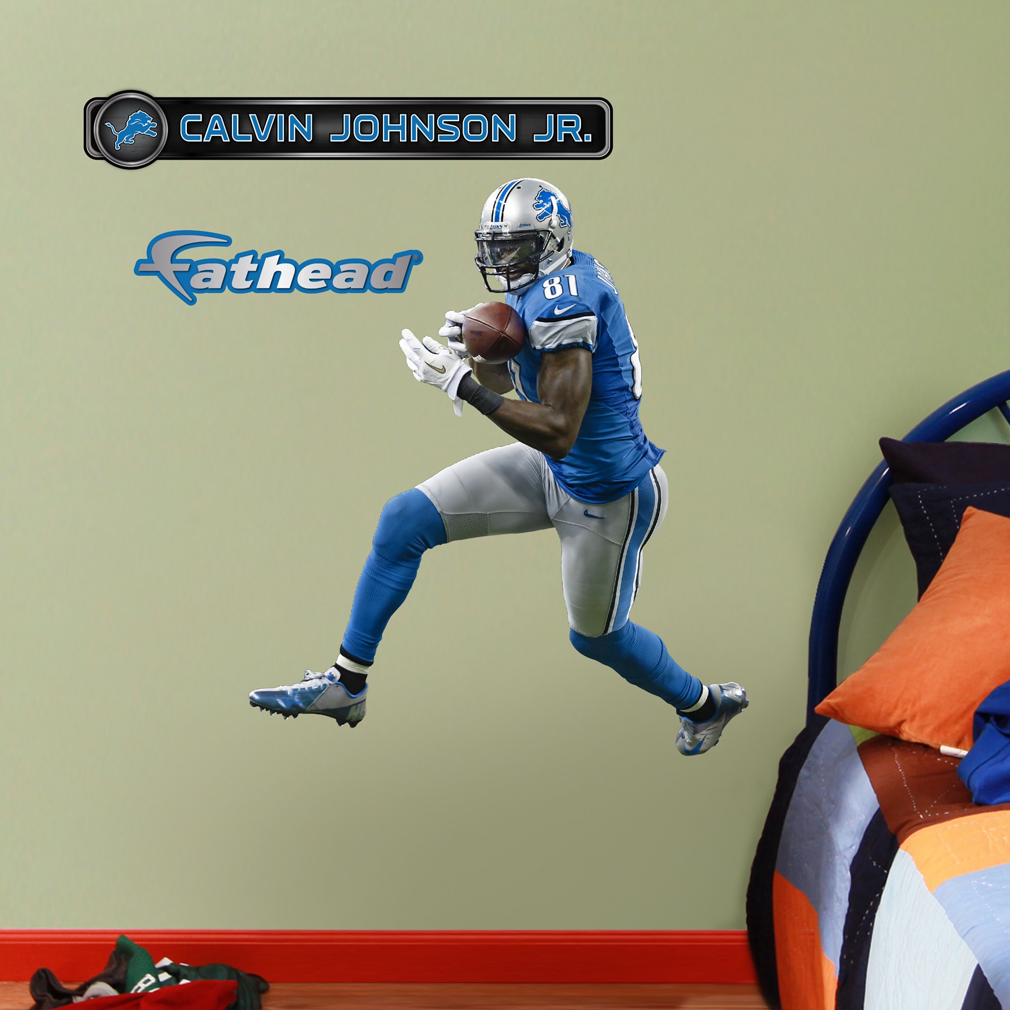 Fathead Jr. Calvin Johnson Wall Decals