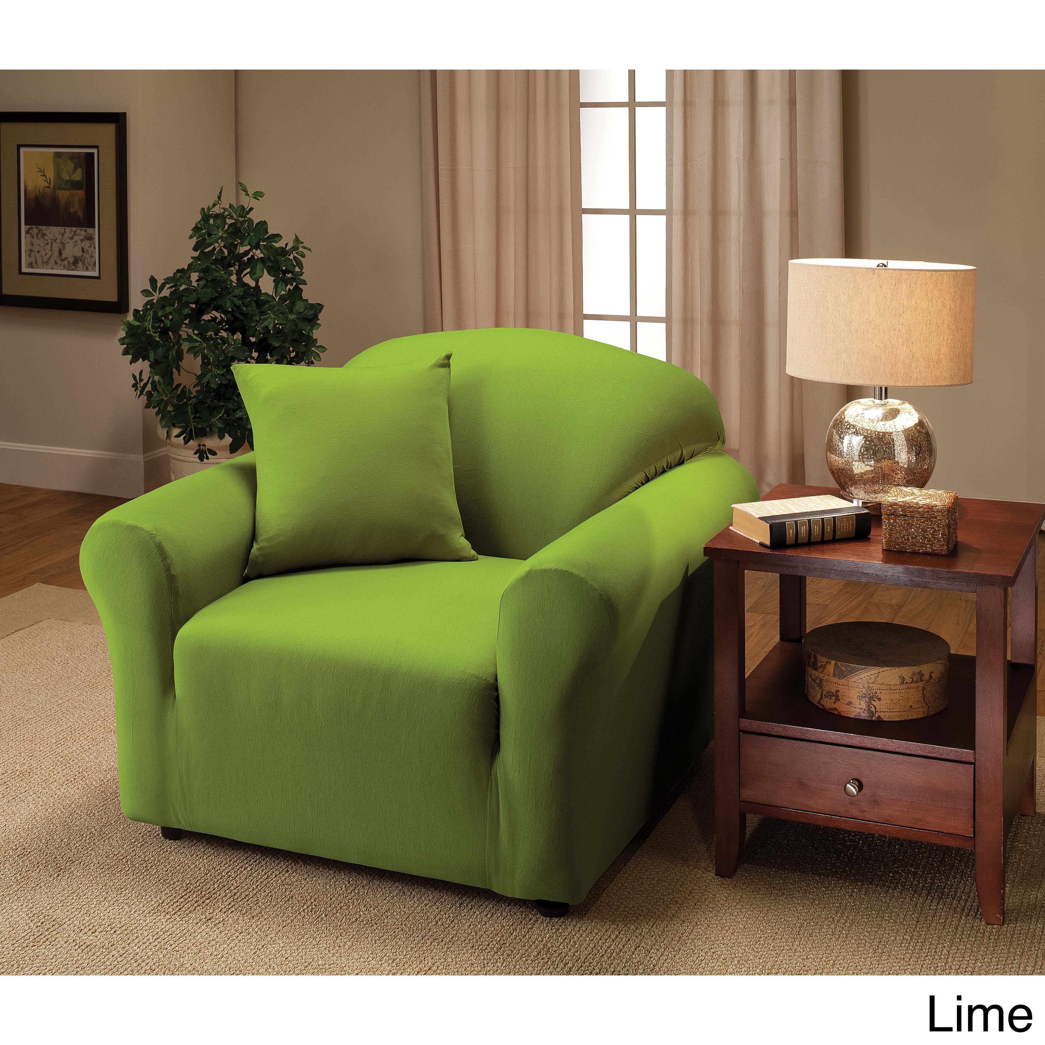 Stretch Jersey Chair Slipcover In 14 Colors