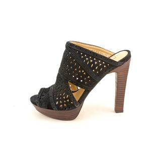 bcbg suede heels