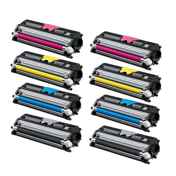 Konica Minolta 1600w Toner Cartridge For Konica Minolta 1600w 1650en 1680mf 1690mf (pack Of 2)