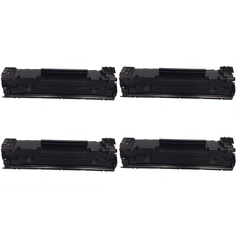 Hp Cf283a Black Toner Cartridge For Hp Laserjet M127fn/ M127fw (pack Of 4)