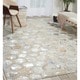 preview thumbnail 33 of 32, Nourison City Chic Glam Metallic Geometric Hair on Hide Area Rug