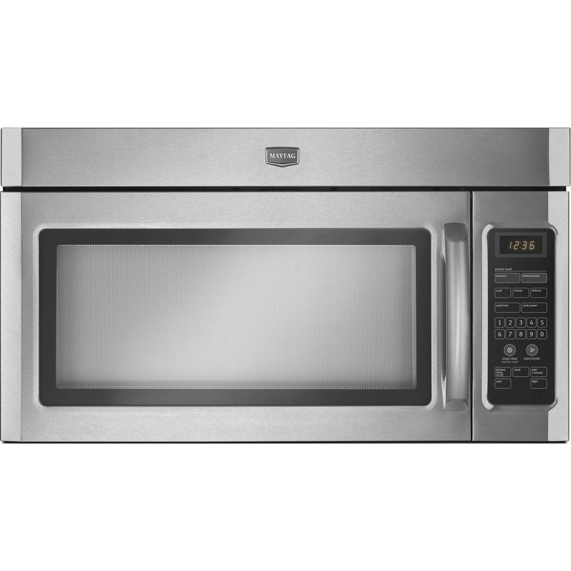 Maytag 1.6 Cubic Foot Stainless Steel Over the range Microwave