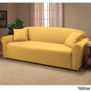 Yellow Spandex Sofa Couch Slipcovers Online At Yellow Spandex Sofa Couch Slipcovers