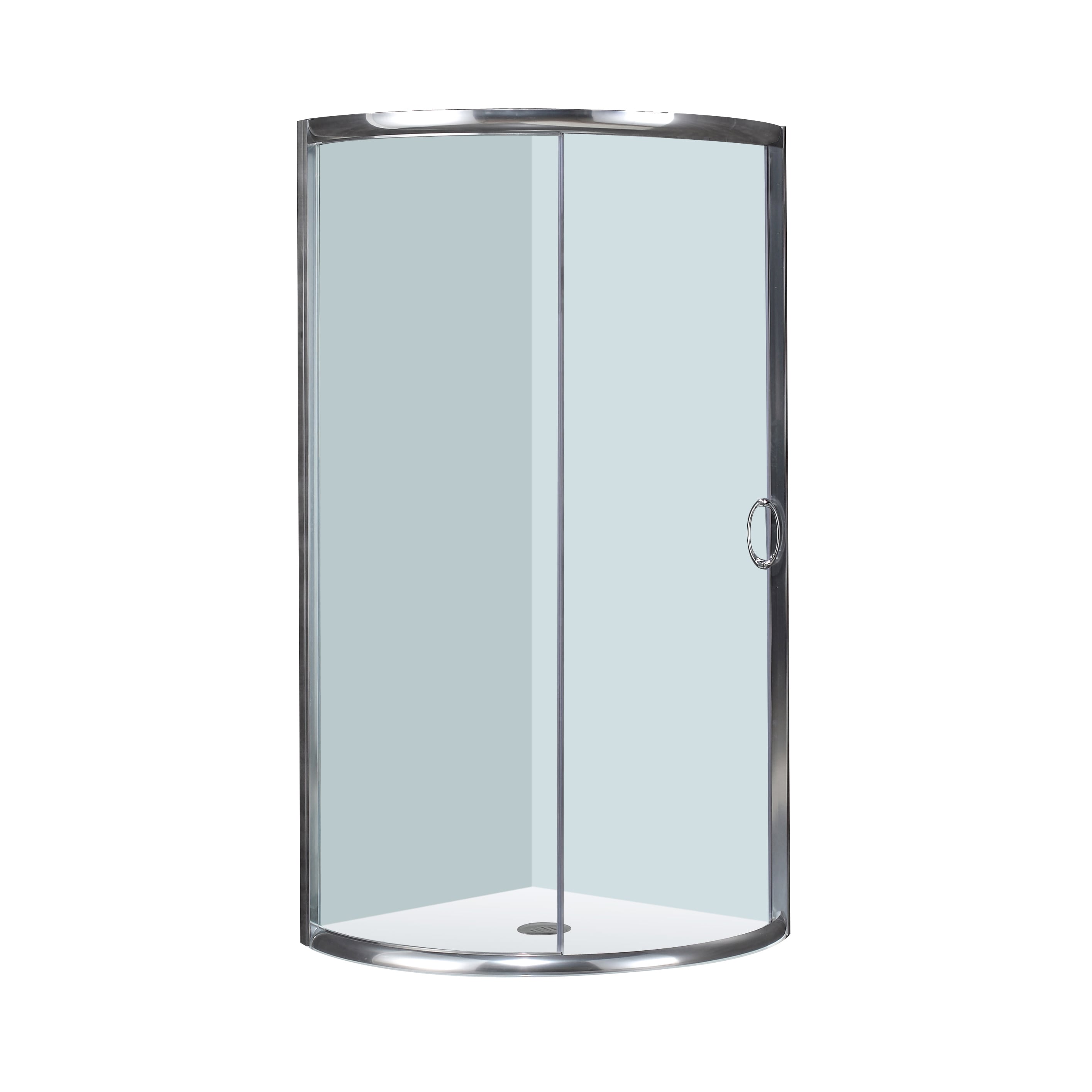 Aston 40 X 40 Round Chrome Shower Enclosure