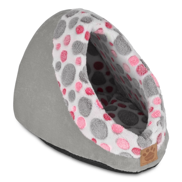 Shop SnooZZy Hide and Seek Plush Polka-dot Pet Bed - Free Shipping On ...