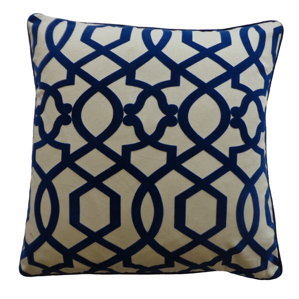 Shop 20 x 20-inch Tangle Blue Decorative Throw Pillow - Free Shipping ...