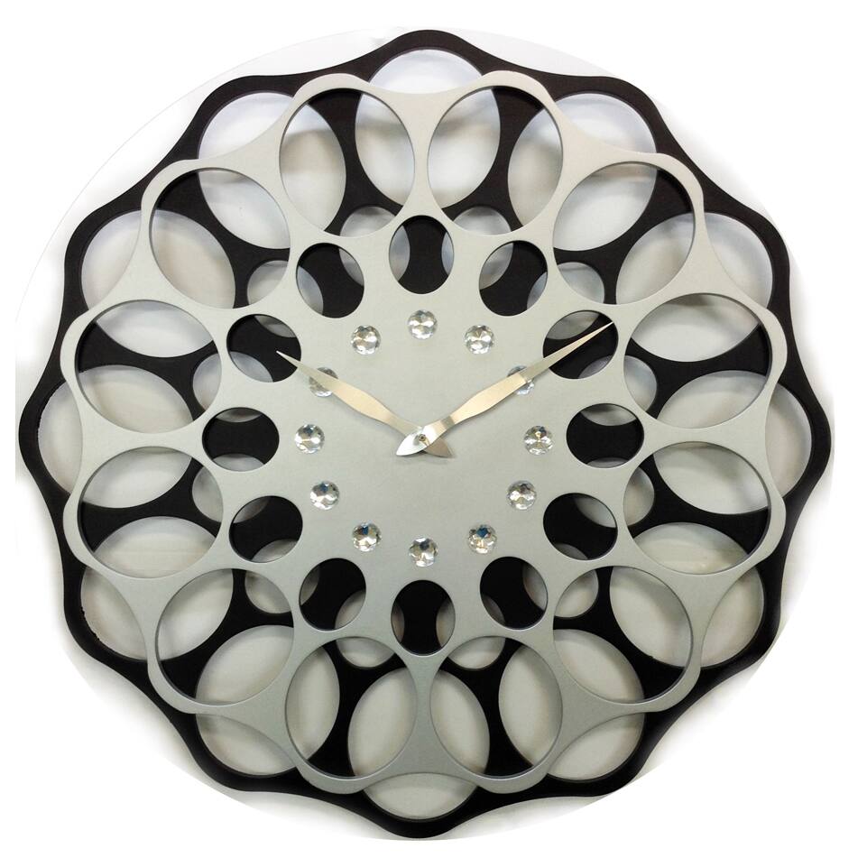 Mid-century Modern Oval Diamentinis Clock