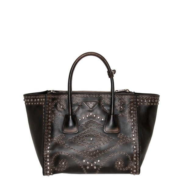 Prada Vitello Vintage Embellished Tote  ™ Shopping   Big