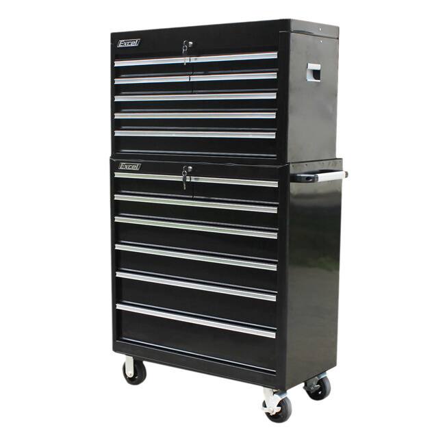 Excel 36-inch Top Chest and Steel Roller Cabinet Combo