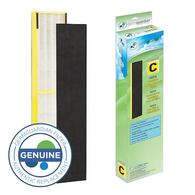 GermGuardian True HEPA GENUINE Replacement Filter C for Air Purifiers - Green