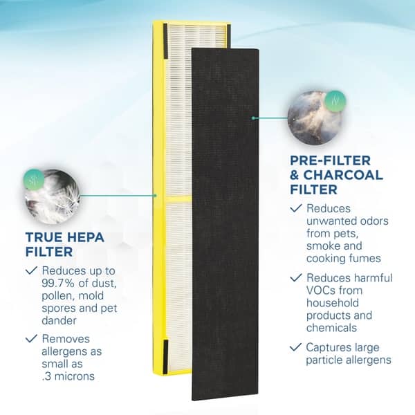 GermGuardian True HEPA GENUINE Replacement Filter C for Air Purifiers