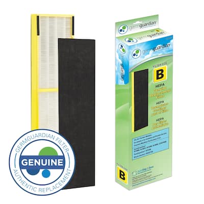 GermGuardian True HEPA GENUINE Replacement Filter B for AC4300/AC4800/4900 Series Air Purifiers