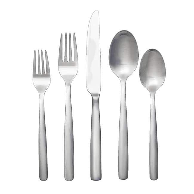 Ginkgo Simple 20-piece Stainless Steel Flatware Set - 18520