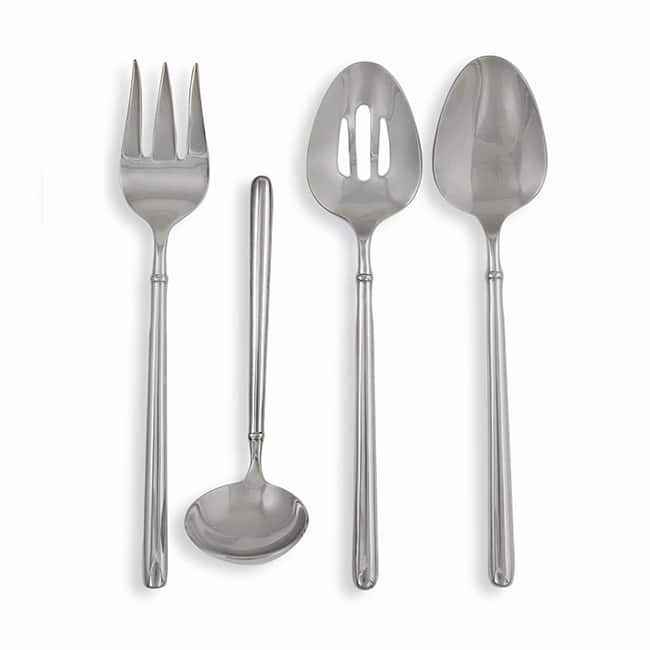 Ginkgo Svelte 4-piece Stainless Steel Hostess Serving Set