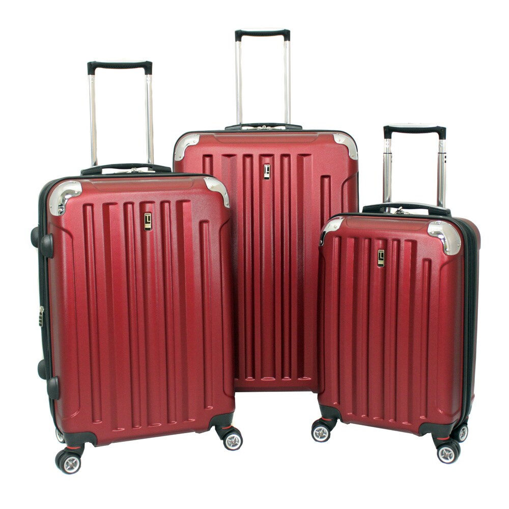 Travel Concepts Ridge 3 piece Expandable Hard side Lightweight Spinner Luggage Set